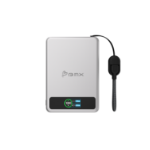 BMX - Better Mobile Xperience SolidSafe™ 5K Solid-State Magnetic Power Bank - Silver