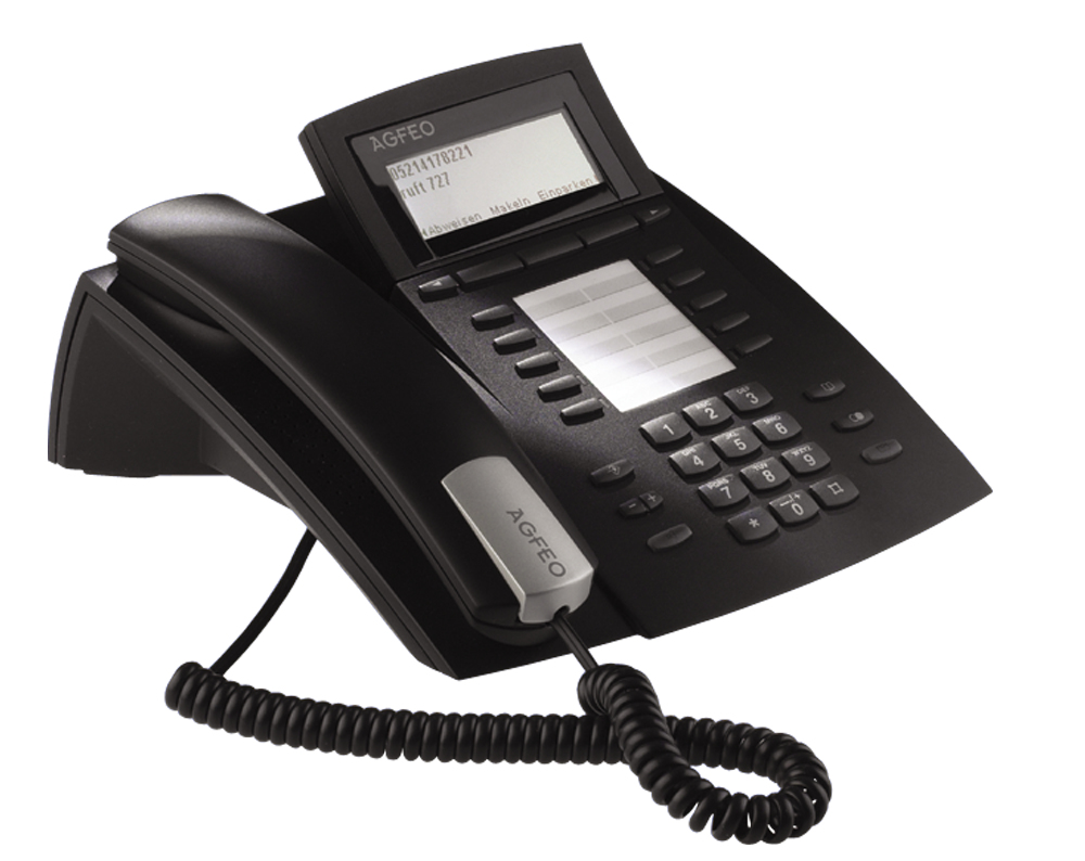 Image of AGFEO ST 42 Analog telephone Caller ID Black