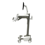 Ergotron M031-0101-100000-1-0 houder & standaard all-in-one pc/werkstation 19,5 kg Wit, Grijs 61 cm (24")