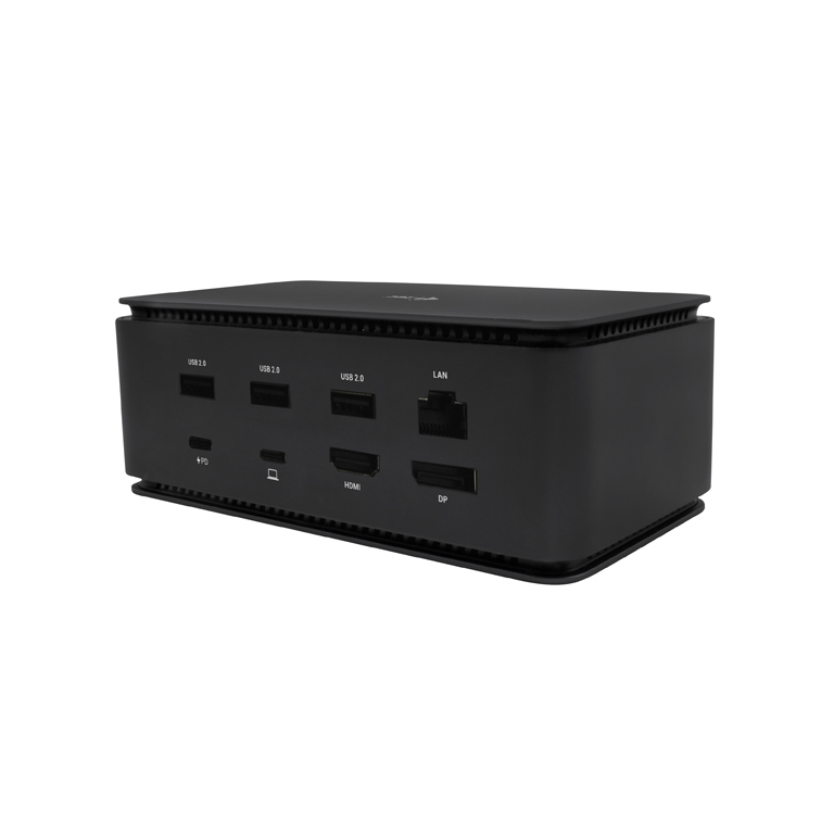 i-tec USB4 Metal Docking station Dual 4K HDMI DP with Power Delivery 80 W + Universal Charger 112 W