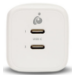 iogear GPAWC65W mobile device charger Smartphone White AC Fast charging Indoor