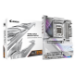 GIGABYTE X870E AORUS MASTER X3D ICE Motherboard - Supports AMD Ryzen 9000 CPUs, 18+2+2 Phases Digital VRM, up to 9000Hz DDR5 (OC), 2xPCIe 5.0 + 3xPCIe 4.0, Wi-Fi 7, 10GbE LAN, USB 4