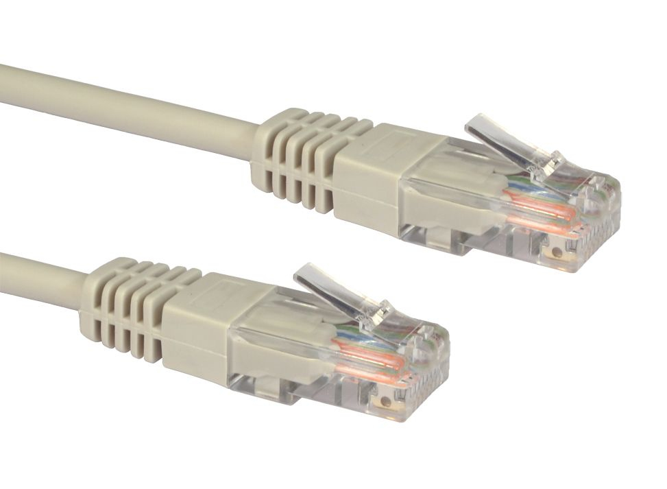 Cables Direct URT-600-H networking cable Grey 0.25 m Cat5e U/UTP (UTP)