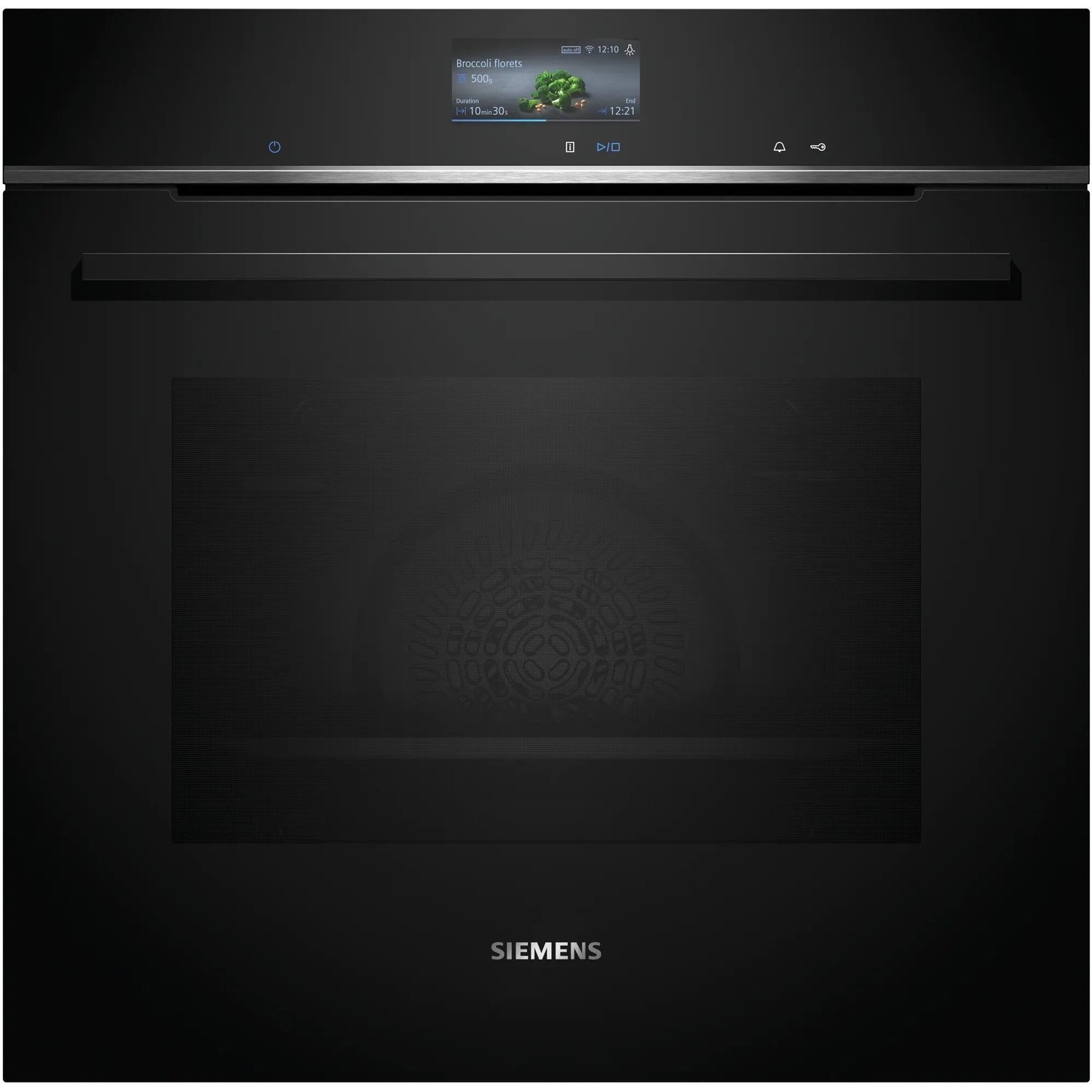 Photos - Other for Computer Siemens iQ700 Electric Single Oven - Black HB736G1B1B 