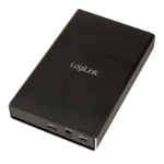 LogiLink UA0297 storage drive enclosure SSD enclosure Black M.2