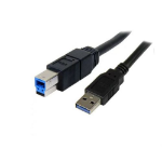 StarTech.com 3m Black SuperSpeed USB 3.0 Cable A to B - M/M