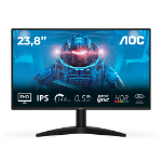 AOC 24B36X - LED monitor - 24" (23.8" viewable) - 1920 x 1080 Full HD (1080p) @ 144 kHz - IPS - 1500:1 - HDR10 - 0.5 ms - HDMI, DisplayPort - black