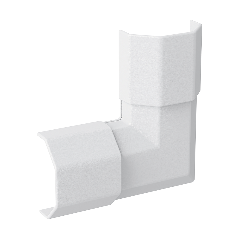 LogiLink Cable Channel Joint 90�, ABS, 33x33x18mm, white