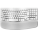 Logitech Wave Keys keyboard Office RF Wireless + Bluetooth QWERTZ German White