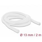 DeLOCK Braided Sleeve self-closing 2 m x 13 mm white