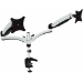 Amer HYDRA2 monitor mount / stand 71.1 cm (28") Clamp Black, Chrome, White