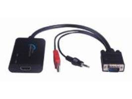 Microconnect VGA to HDMI Converter HDMI Type A (Standard) VGA (D-Sub) Black