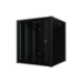 Lanview RWP12U56BL rack cabinet 12U Wall mounted rack Black