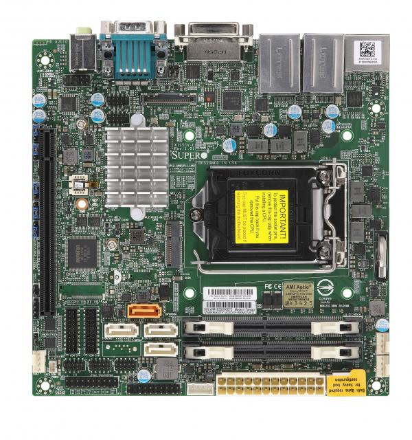 MBD-X11SCV-L-B SUPERMICRO X11SCV-L - Intel - LGA 1151 (Socket H4) - Intel? Celeron? - Intel? Core? i3 - Intel Core i5 - Intel Core i7 - Intel Core i9 - DDR4-SDRAM - DIMM - 2666 MHz