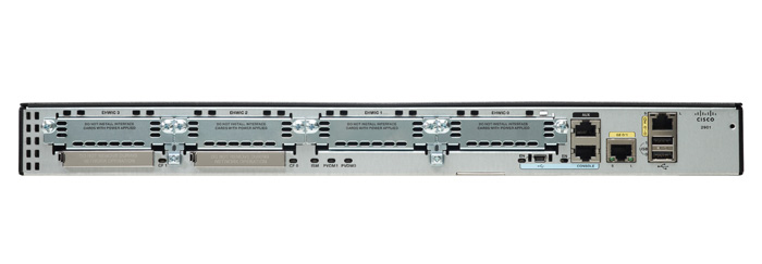 Cisco 2901 wired router Gigabit Ethernet Black, Silver