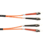 Black Box Value Line ST–ST 1m fibre optic cable Orange