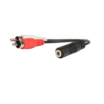 Prokord AUDIO Y-ADAPTER 3.5MM - 2XRCA 0.1M