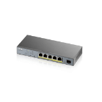 Zyxel GS1350-6HP Managed L2 Gigabit Ethernet (10/100/1000) Power over Ethernet (PoE) Grey
