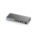 Zyxel GS1350-6HP Managed L2 Gigabit Ethernet (10/100/1000) Power over Ethernet (PoE) Grey