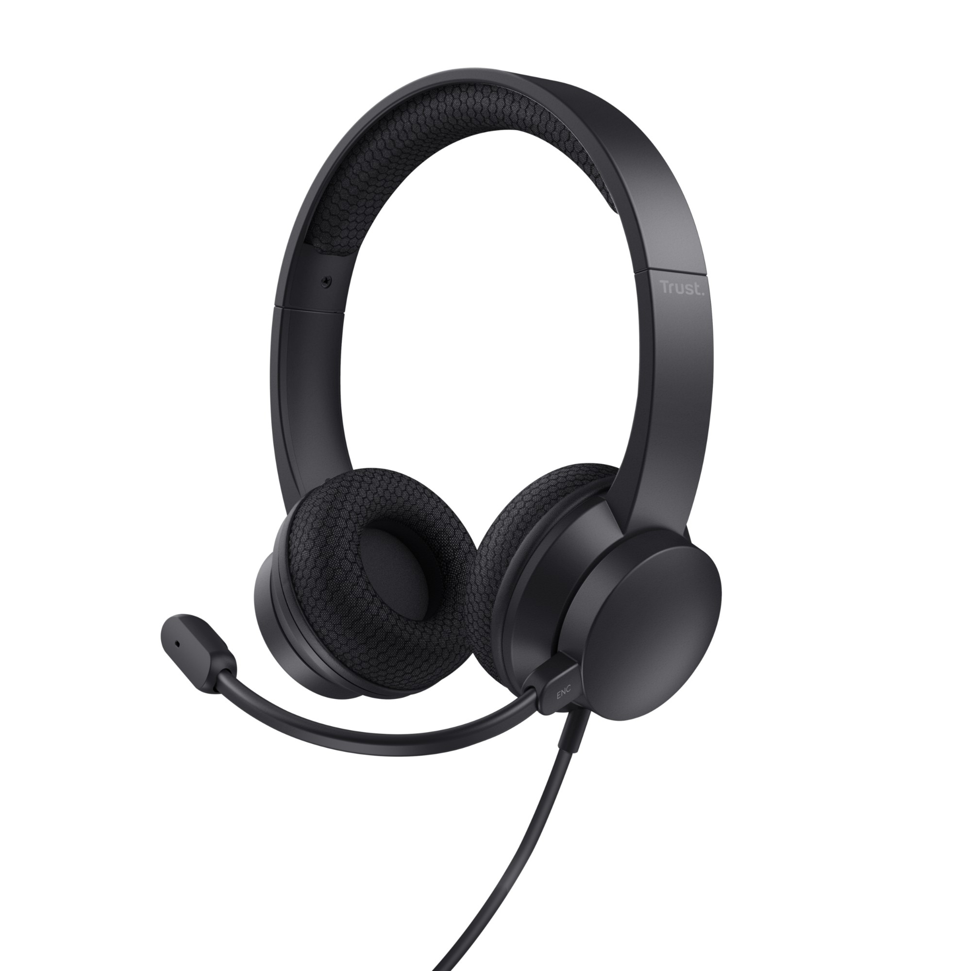 Photos - Headphones Trust Ayda Headset Wired Head-band Calls/Music USB Type-A Black 25089 