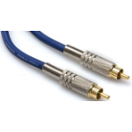 Hosa Technology RCA/RCA, 2 m coaxial cable Blue