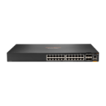 Hewlett Packard Enterprise Aruba 6200F 24G 4SFP+ Managed L3 Gigabit Ethernet (10/100/1000) 1U Black