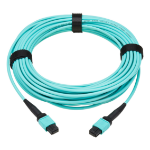 Eaton N844A-10M-8-P InfiniBand/fibre optic cable 393.7" (10 m) MPO OFNP Aqua color, Black