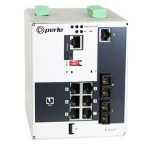 Perle IDS-509F2PP6-T2SD40-XT Managed Gigabit Ethernet (10/100/1000) Power over Ethernet (PoE) White