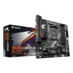 GIGABYTE B550M AORUS ELITE Motherboard - AMD Ryzen 5000 CPUs, 5+3 Phases VRM, up to 4733MHz DDR4, 1xPCIe 4.0 + 1xPCIe 3.0 M.2, 1GbE LAN, USB 3.2 Gen 1