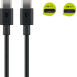Goobay 51243 USB cable USB 2.0 2 m USB C Black