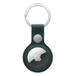 Apple AirTag FineWoven Key Ring - Dark Green