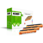 KMP B-T125X tonercartridge 3 stuk(s) Compatibel Cyaan, Magenta, Geel