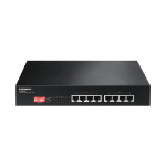 Edimax ES-1008P V2 network switch Fast Ethernet (10/100) Power over Ethernet (PoE) Black