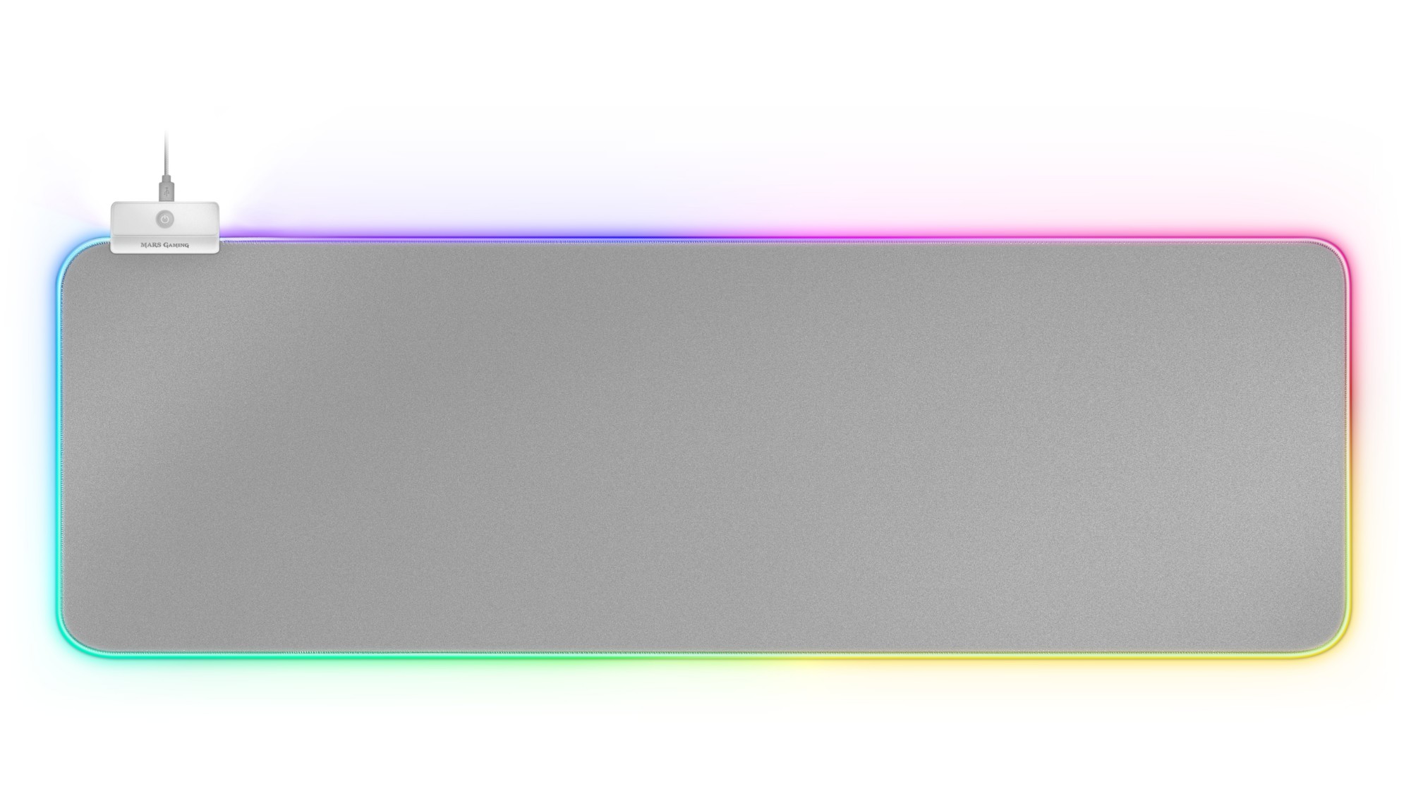 Mars Gaming MMPRGB2S RGB Mousepad XXL Silver