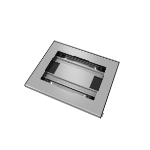 Vogel's PTS 2010 tablet security enclosure 25.4 cm (10") Aluminium,Silver