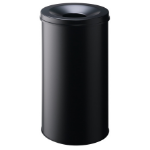 Durable 3307-01 60 L Round Steel Black
