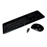 HP 667214-031 keyboard RF Wireless QWERTY UK English Black