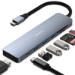 Benfei 000307GREY interface hub USB Type-C 5000 Mbit/s Grey