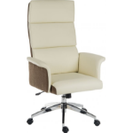 Teknik Elegance Gull Wing High Back Leather Look Executive Chair - 6950CRE DD