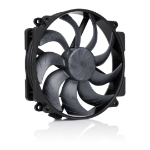 Noctua NF-A14x25r G2 PWM chromax.black Next-gen black round 140mm fan