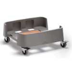 Durable 334137 trash can accessory Graphite Trolley