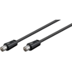 Microconnect COAX015MMB coaxial cable 1.5 m Black