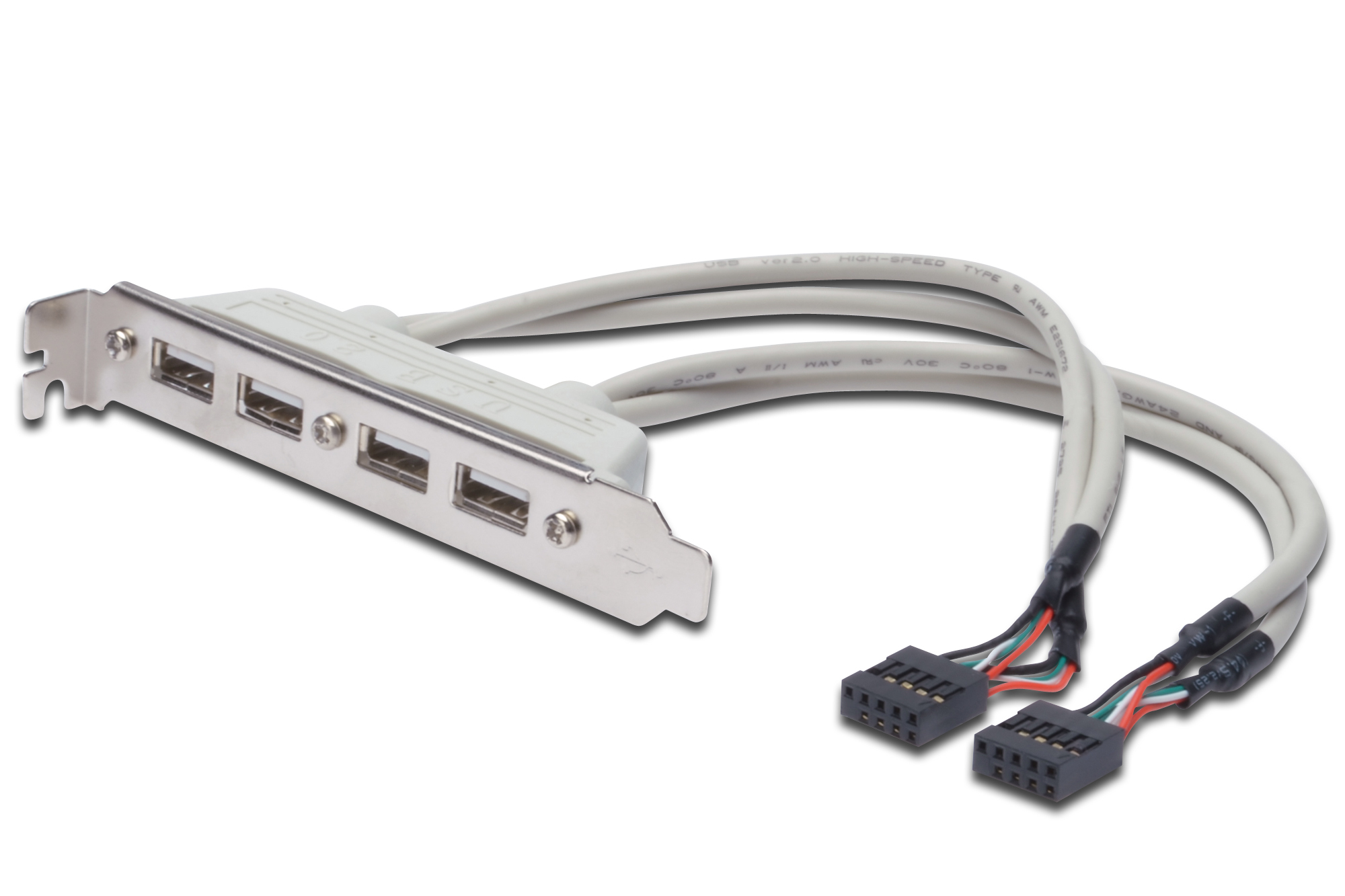 Photos - Other for Computer Digitus USB Slot Bracket Cable AK-300304-002-E 