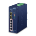 PLANET IGS-624HPT network switch Unmanaged Gigabit Ethernet (10/100/1000) Power over Ethernet (PoE) Blue