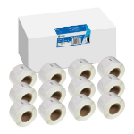 G&G Image 19330 DirectLabel-etikettes 28mm x 89mm Pack=12 (replaces Dymo S0722370) for Dymo 400 Duo/60mm