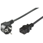 Microconnect PE07719005 power cable Black 0.5 m Power plug type E+F C19 coupler