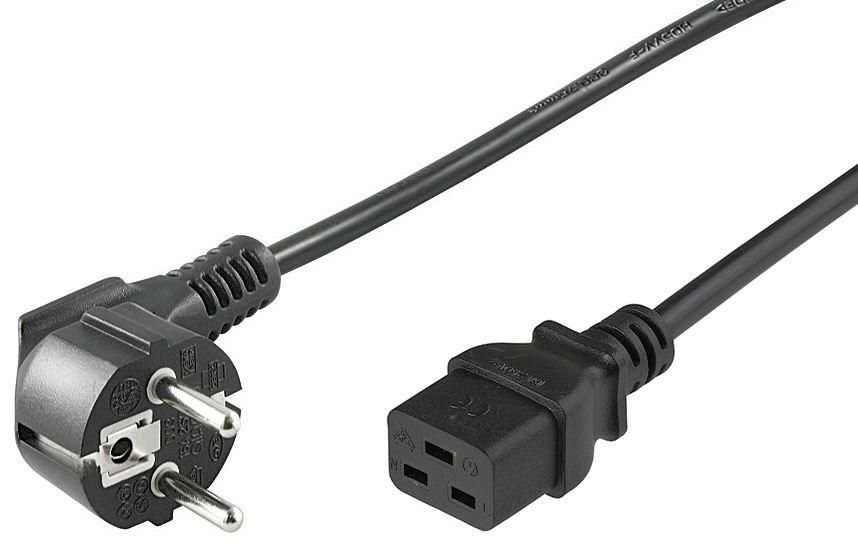 Microconnect Black Pe07719005 Power Cable 0.5 M Power Plug Type E+F C1