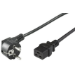 Microconnect PE07719005 power cable Black 0.5 m Power plug type E+F C19 coupler
