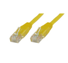 Image of Microconnect CAT5e UTP 1m networking cable Yellow U/UTP (UTP)