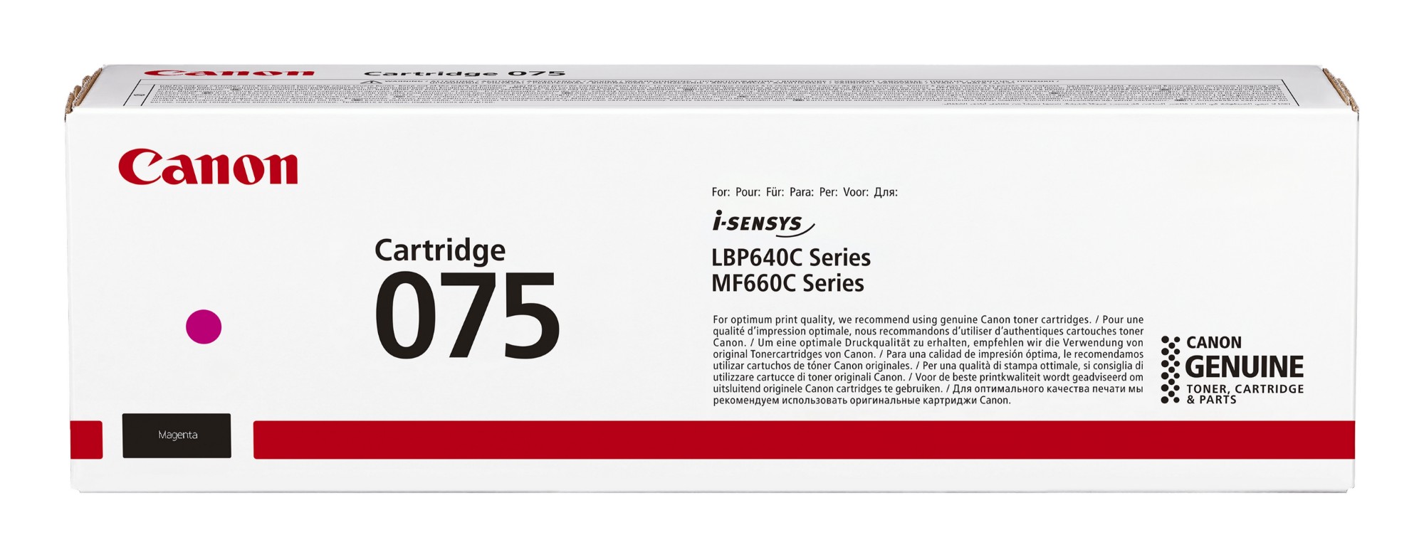 Canon Magenta 6363C002/075 Toner Cartridge 1.3K Pages Iso/Iec 19752 F